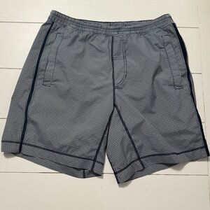 Lululemon gingham Print Shorts